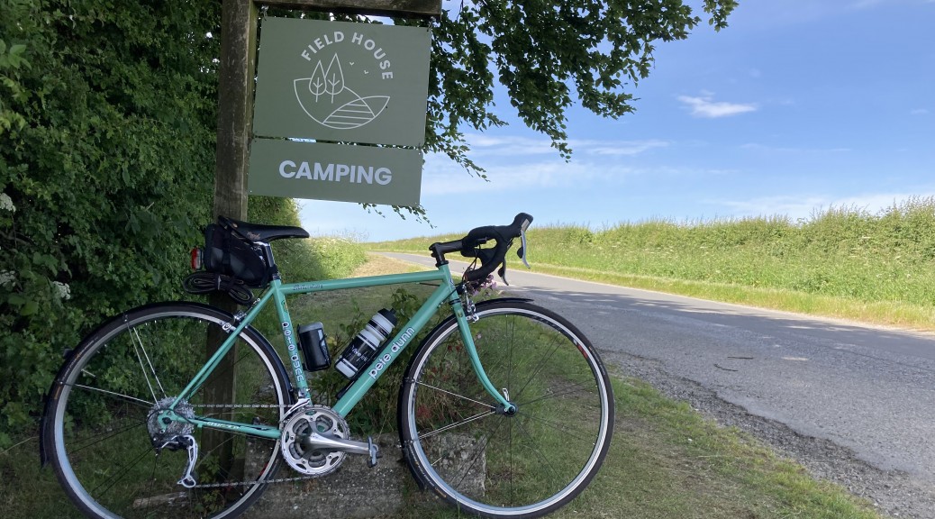 Cyclist friendly camping accommodation Yorkshire Wolds